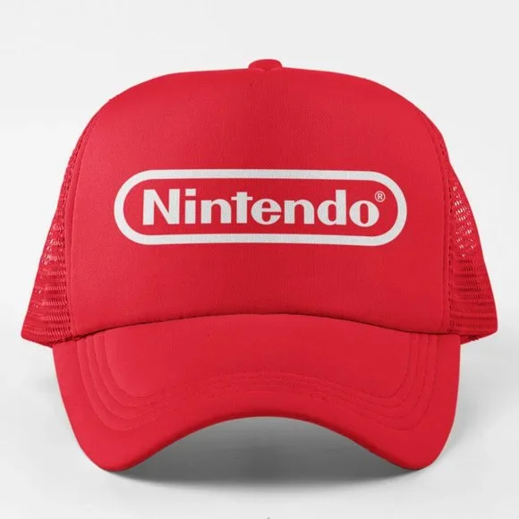 Accessories | New Nintendo Logo Foam Trucker Mesh Snapback